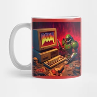 Mini Doom Guy PC Mug